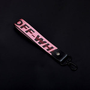 8colors Yellow White Ribbon Keychain llaveros mujer sleutelhanger Chaveiro Lady Phone Case Wallet key chains porte clef For Bag