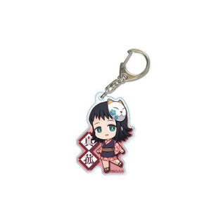 Anime Demon Slayer Kimetsu no Yaiba Keychain Cute Acrylic Tanjirou Nezuko Agatsuma Zenitsu Rengoku Kyoujurou Key Chain Jewelry