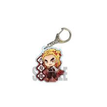 Load image into Gallery viewer, Anime Demon Slayer Kimetsu no Yaiba Keychain Cute Acrylic Tanjirou Nezuko Agatsuma Zenitsu Rengoku Kyoujurou Key Chain Jewelry